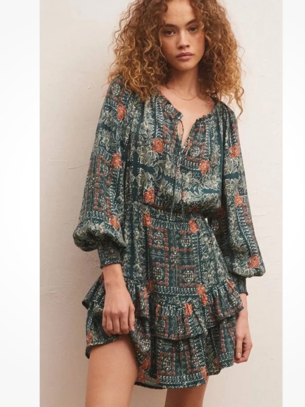 Z Supply Jo Printed mini dress